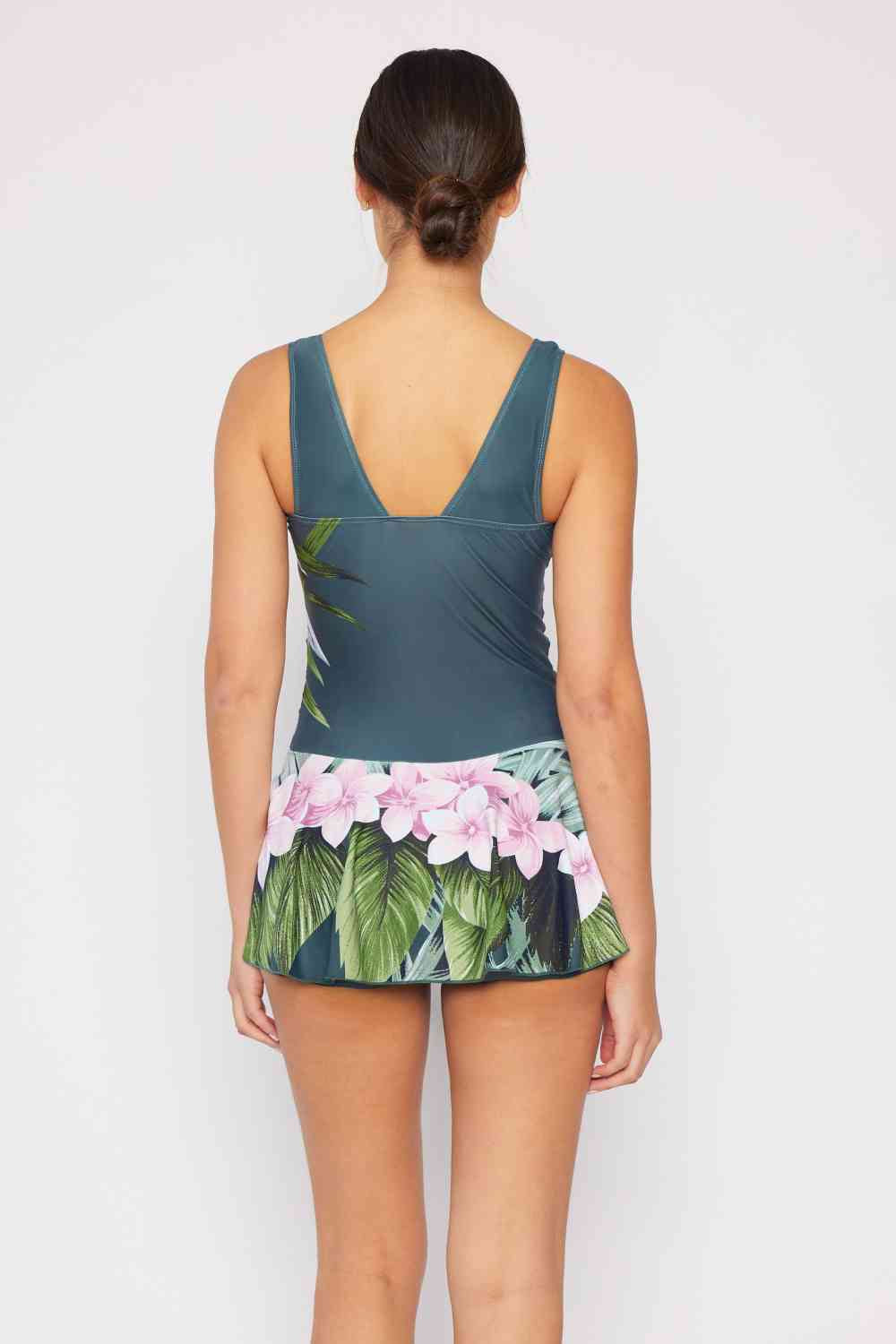 Aloha Forest Swim Dress – Marina West Swim Full Size Clear Waters